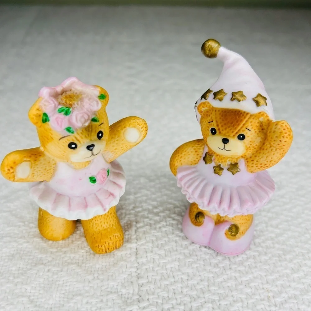 Enesco Lucy and Me Ballerina Bears: Vintage 1990s Collectible Figurines